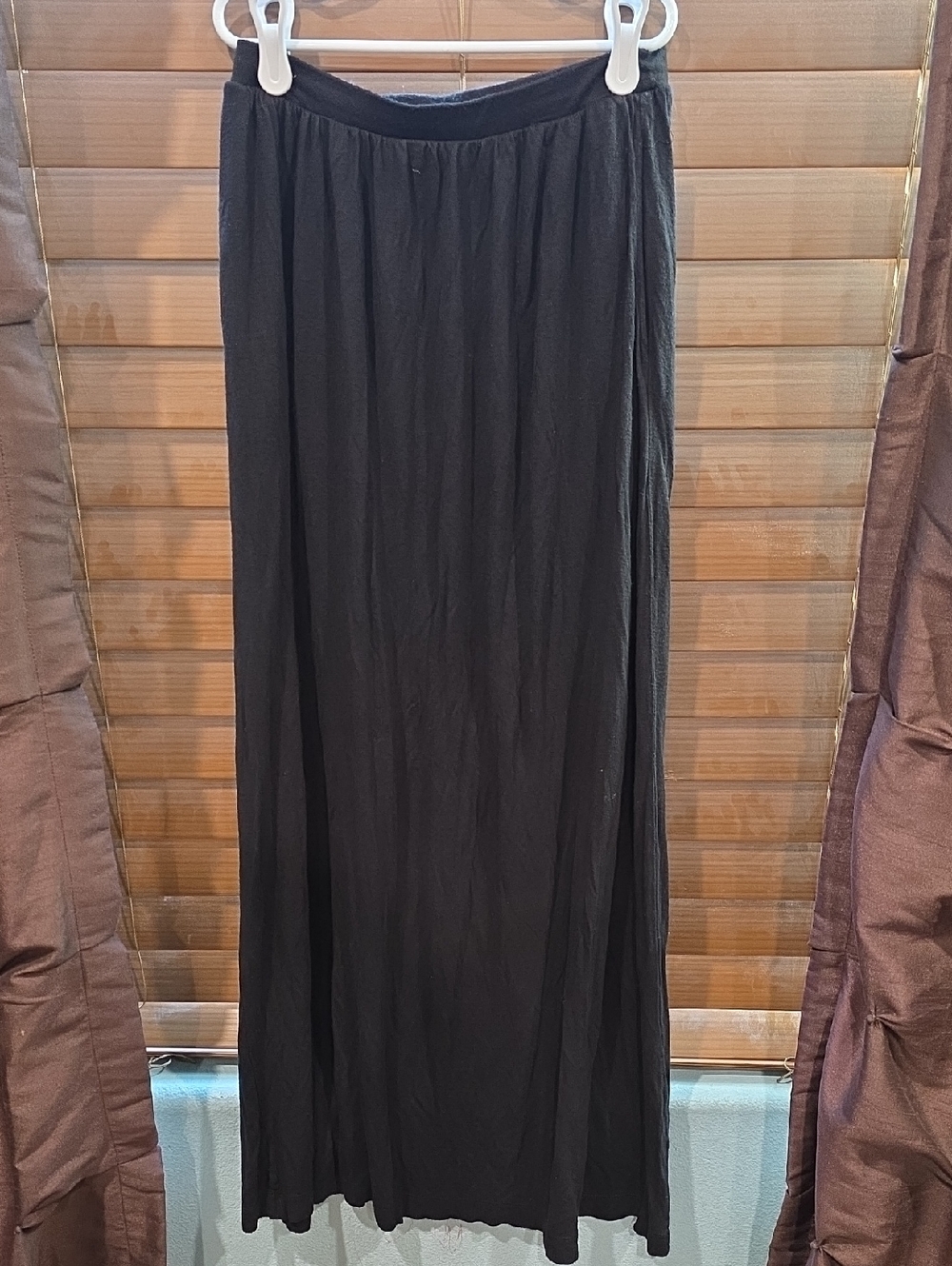 H&M Black Maxi Skirt with Flowing Silhouette